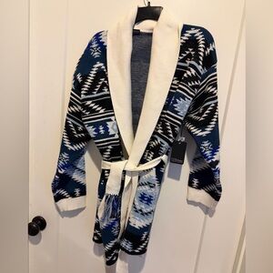 PJ Salvage women's size small S NWT tie open cardigan sweater